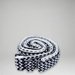 Lanvin Kids Zig Zag Lace Leather Sneakers