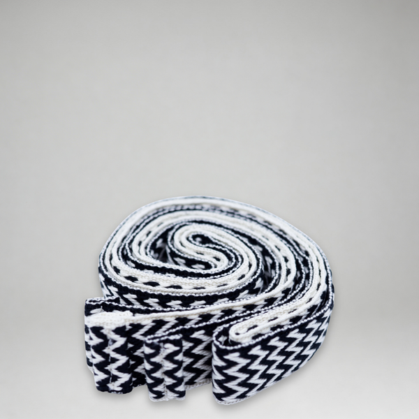 Lanvin Kids Zig Zag Lace Leather Sneakers