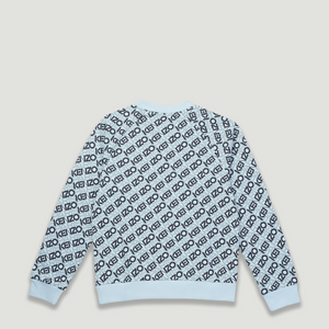Kenzo Kids All-Over Logo Crewneck Sweatshirt
