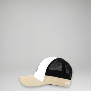 Hugo Boss Kids Tri-Color Logo Trucker Cap