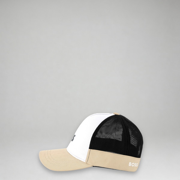 Hugo Boss Kids Tri-Color Logo Trucker Cap