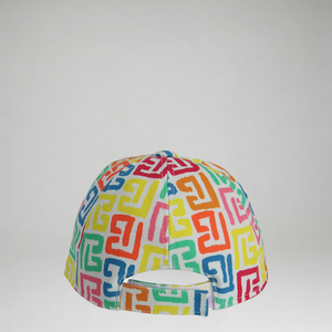 Balmain Kids Monogram Logo Baseball Cap