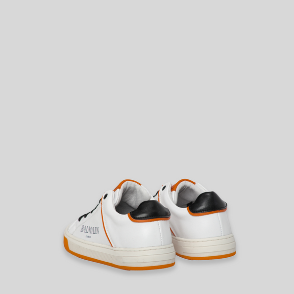 Balmain Kids Contrast Sole Logo Sneakers