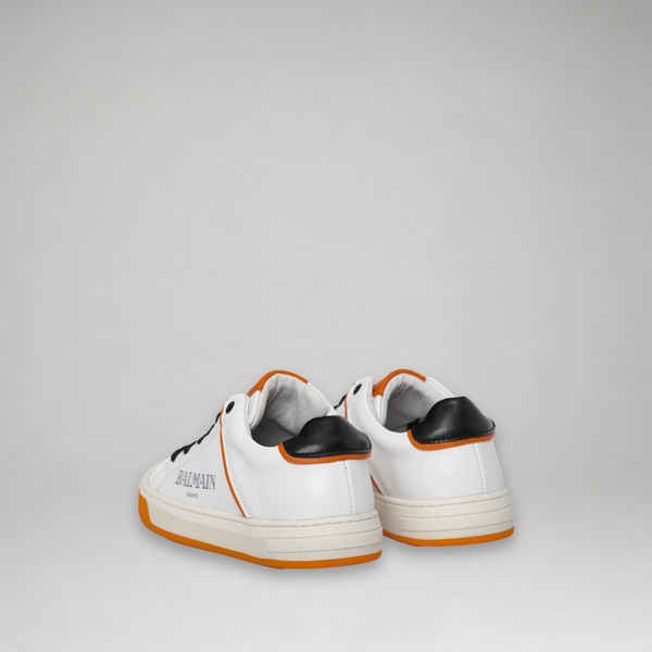 Balmain Kids Contrast Sole Logo Sneakers