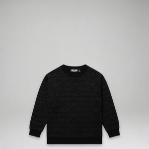 Moschino Kids Jacquard Monogram Crewneck Sweatshirt