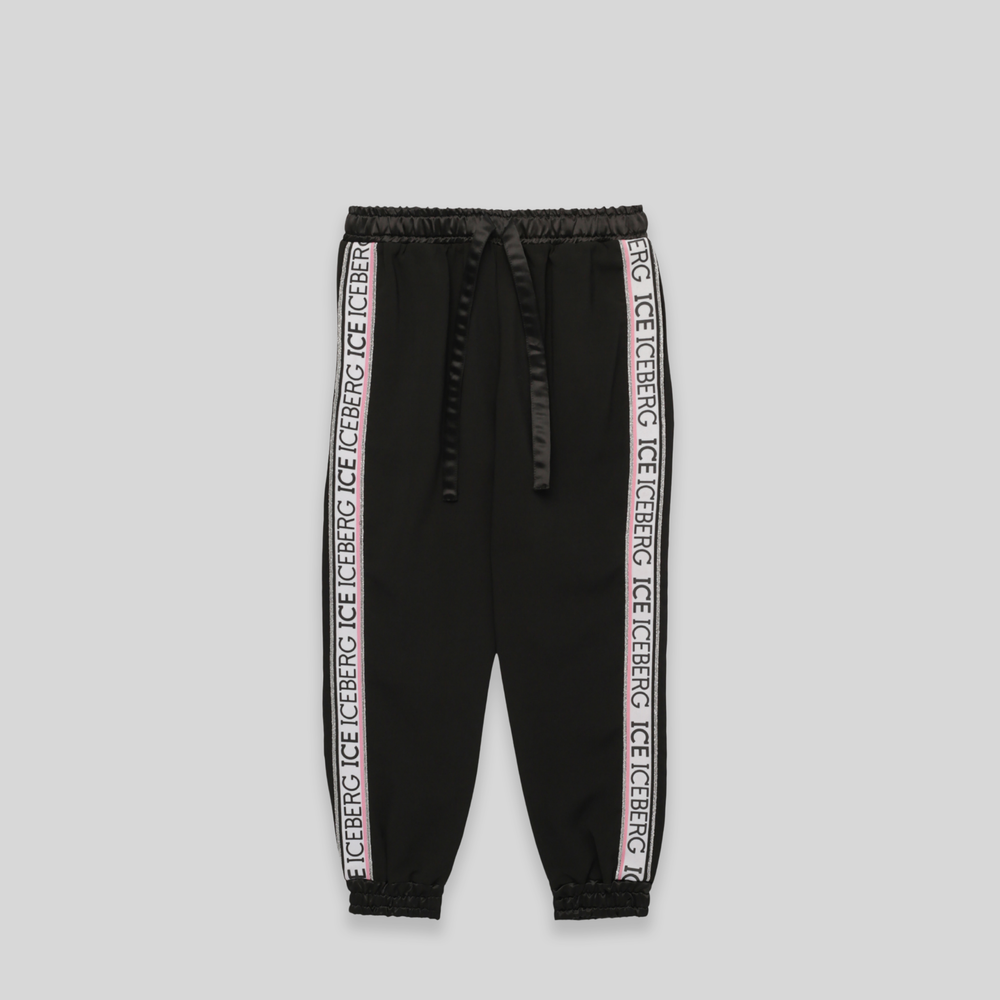 Iceberg Kids Girl's Side Tape Logo Sweatpants