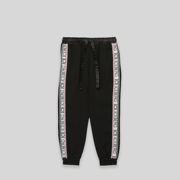 Iceberg Kids Girl's Side Tape Logo Sweatpants