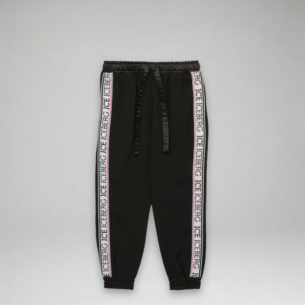 Iceberg Kids Girl's Side Tape Logo Sweatpants