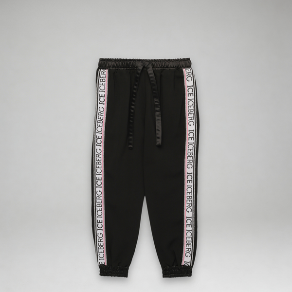 Iceberg Kids Girl's Side Tape Logo Sweatpants