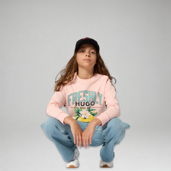 Hugo by Hugo Boss Kids 'Freshly Fruit' Sweatshirt