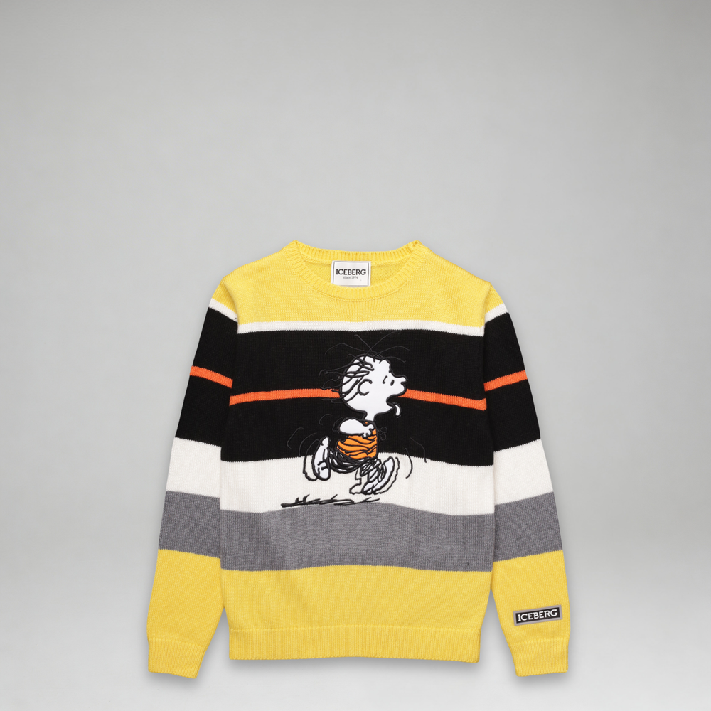Iceberg Kids Toddler's 'Running Linus' Knit Sweater