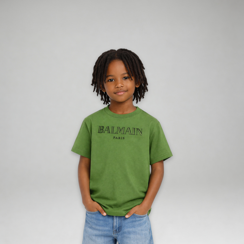 Balmain Kids Classic Logo Oversized T-Shirt