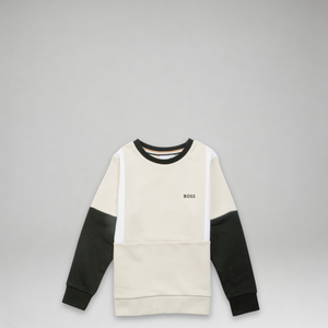 Hugo Boss Kids Color Block Crewneck Sweatshirt
