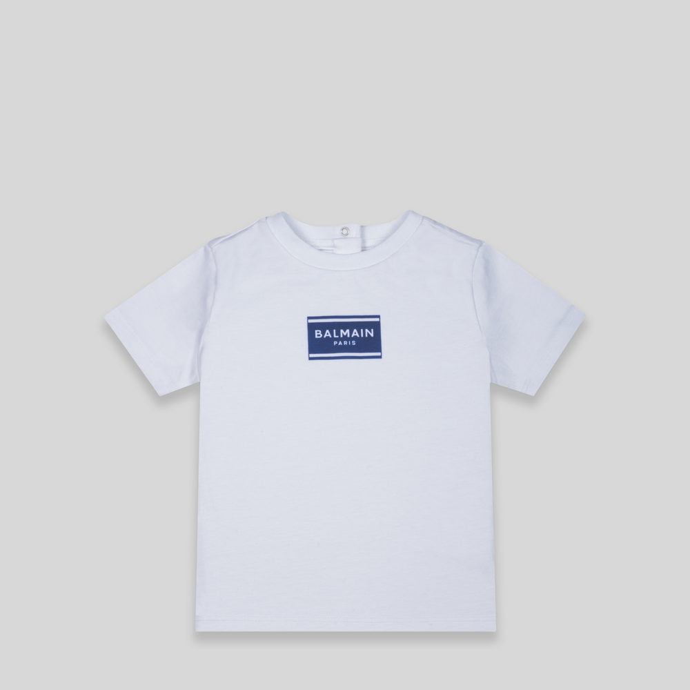 Balmain Kids Toddler's Box Logo T-Shirt