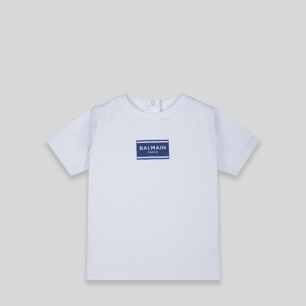 Balmain Kids Toddler's Box Logo T-Shirt