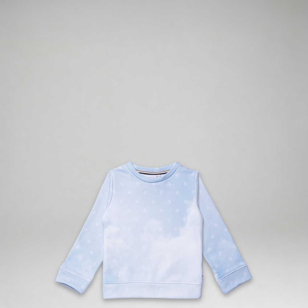 Hugo Boss Kids Cloud Motif Crewneck Sweatshirt