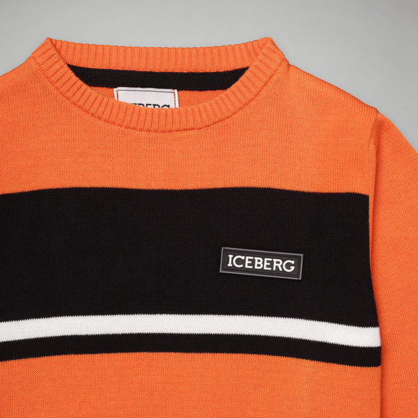 Iceberg Kids Panel Logo Sweater