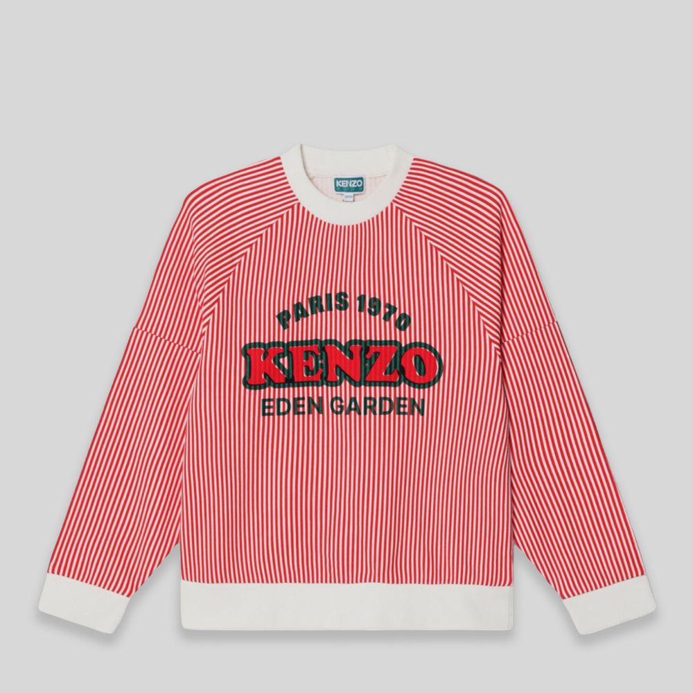 Kenzo Kid's Garden of Eden Striped Sweatshirt