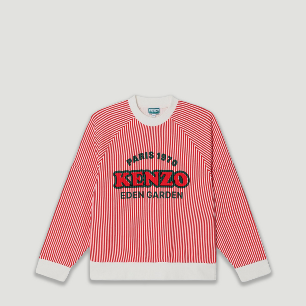Kenzo Kid's Garden of Eden Striped Sweatshirt