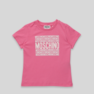 Moschino Kids Square Text Logo T-Shirt