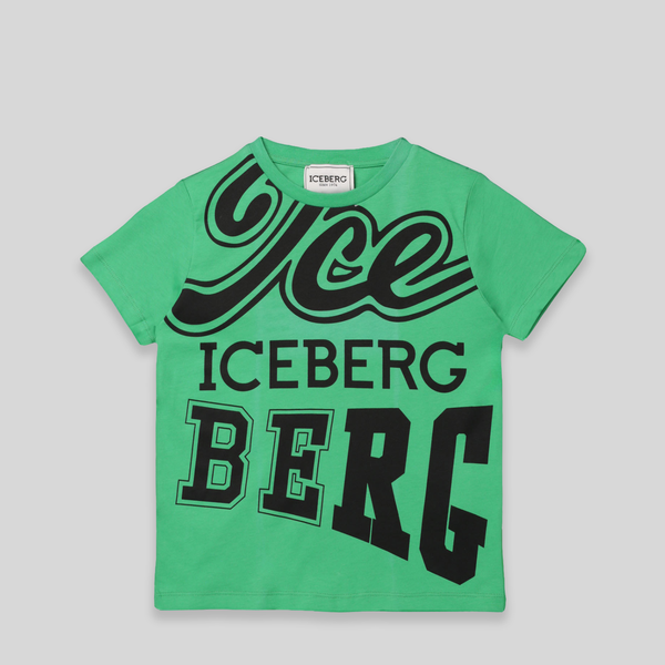 Iceberg Kids Multi-Script Logo T-Shirt