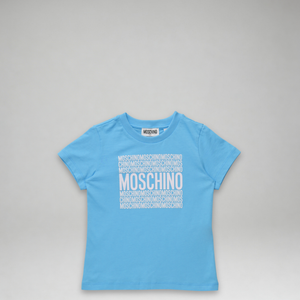 Moschino Kids Square Text Logo T-Shirt