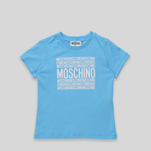 Moschino Kids Square Text Logo T-Shirt