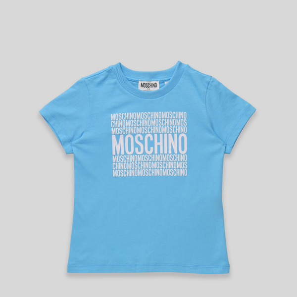 Moschino Kids Square Text Logo T-Shirt