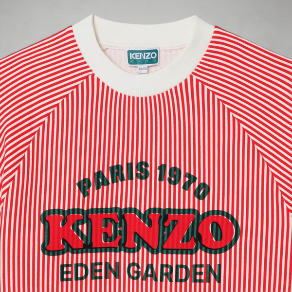 Kenzo Kid's Garden of Eden Striped Sweatshirt