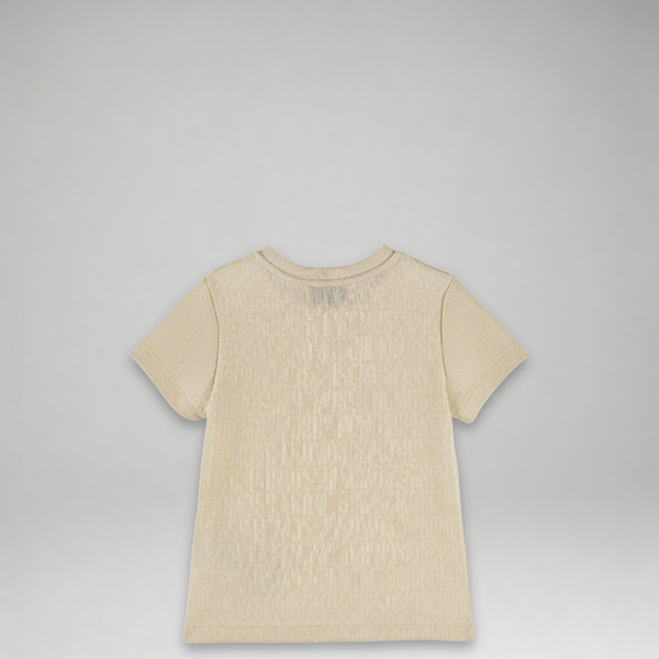 Moschino Kids All Over Text Logo T-Shirt
