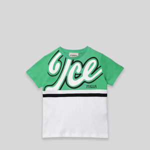 Iceberg Kids Color Panel Logo T-Shirt
