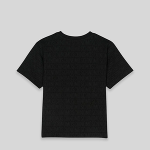 Moschino Kids All Over Text Logo T-Shirt
