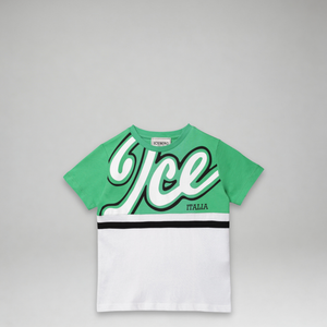 Iceberg Kids Color Panel Logo T-Shirt