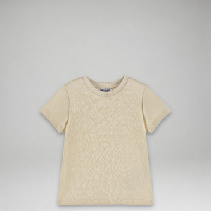 Moschino Kids All Over Text Logo T-Shirt