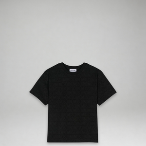 Moschino Kids All Over Text Logo T-Shirt