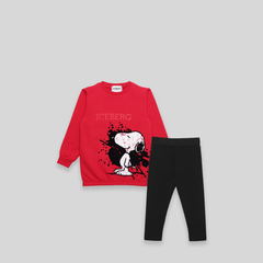 Iceberg Kids Toddler Girl's 2 Piece 'Snoopy' Outfit Set