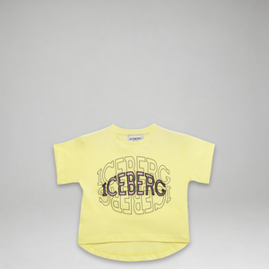 Iceberg Kids Girl's High-Low Logo T-Shirt