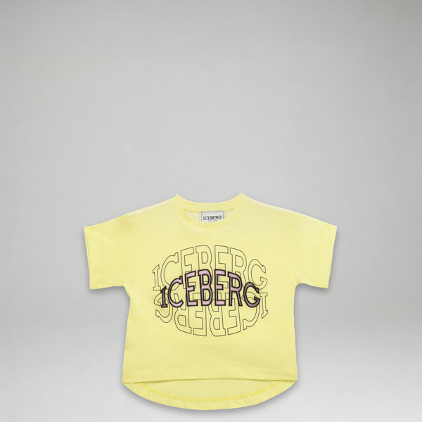 Iceberg Kids Girl's High-Low Logo T-Shirt