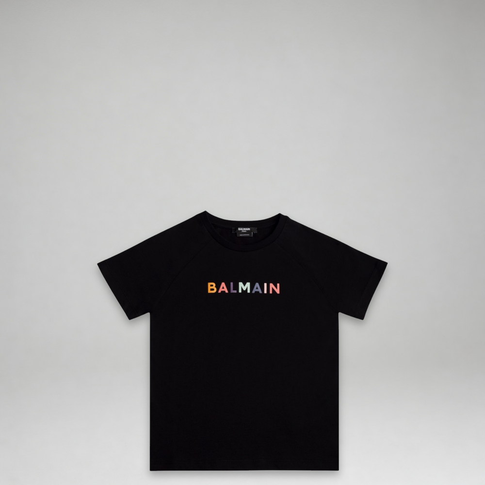 Balmain Kids Multicolored Logo T-Shirt