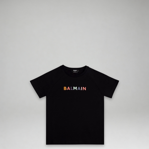Balmain Kids Multicolored Logo T-Shirt