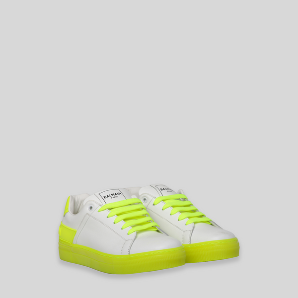 Balmain Kids Neon Sole Sneakers