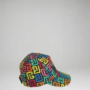 Balmain Kids Monogram Logo Baseball Cap