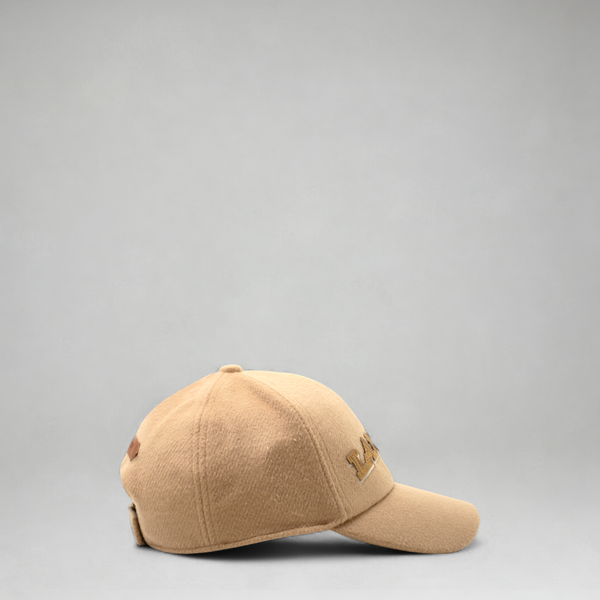 Lanvin Kids Logo Patch Wool Blend Baseball Cap