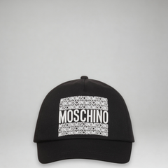 Moschino Kids Square Logo Print Baseball Cap