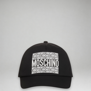 Moschino Kids Square Logo Print Baseball Cap