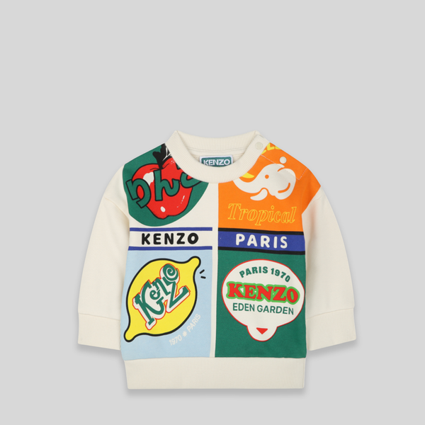 Kenzo Kids Toddler's Label Artworks Sweatshirt