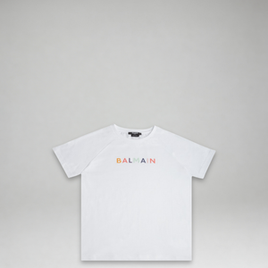 Balmain Kids Multicolored Logo T-Shirt