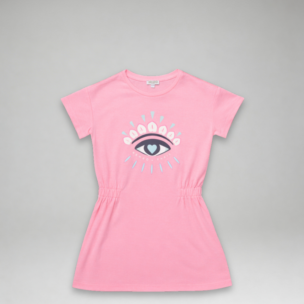 Kenzo Kids Girl's 'All-Seeing Eye' Logo Summer Dress