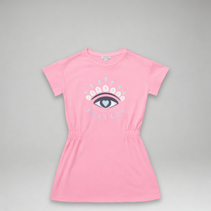 Kenzo Kids Girl's 'All-Seeing Eye' Logo Summer Dress