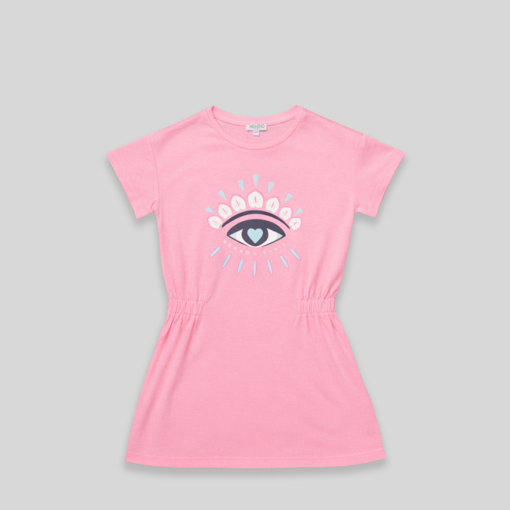 Kenzo Kids Girl's 'All-Seeing Eye' Logo Summer Dress